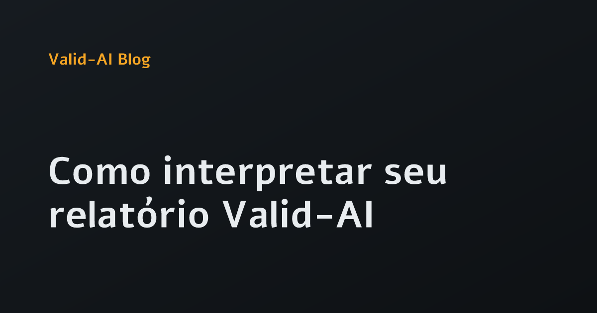Capa ilustrativa: relatório com score, radar e vereditos por agente