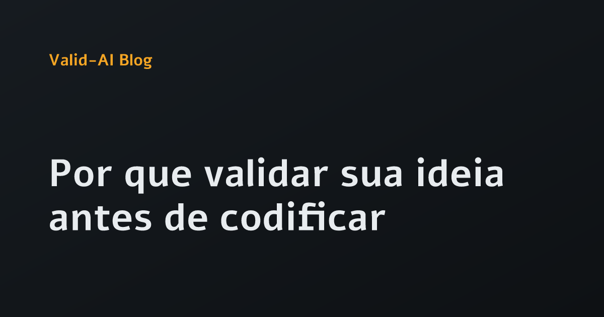 Capa ilustrativa: empreendedor diante de uma decisão entre construir e validar